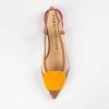 Shoes Fabio Rusconi | Suede Slingback Flat Tan Multi