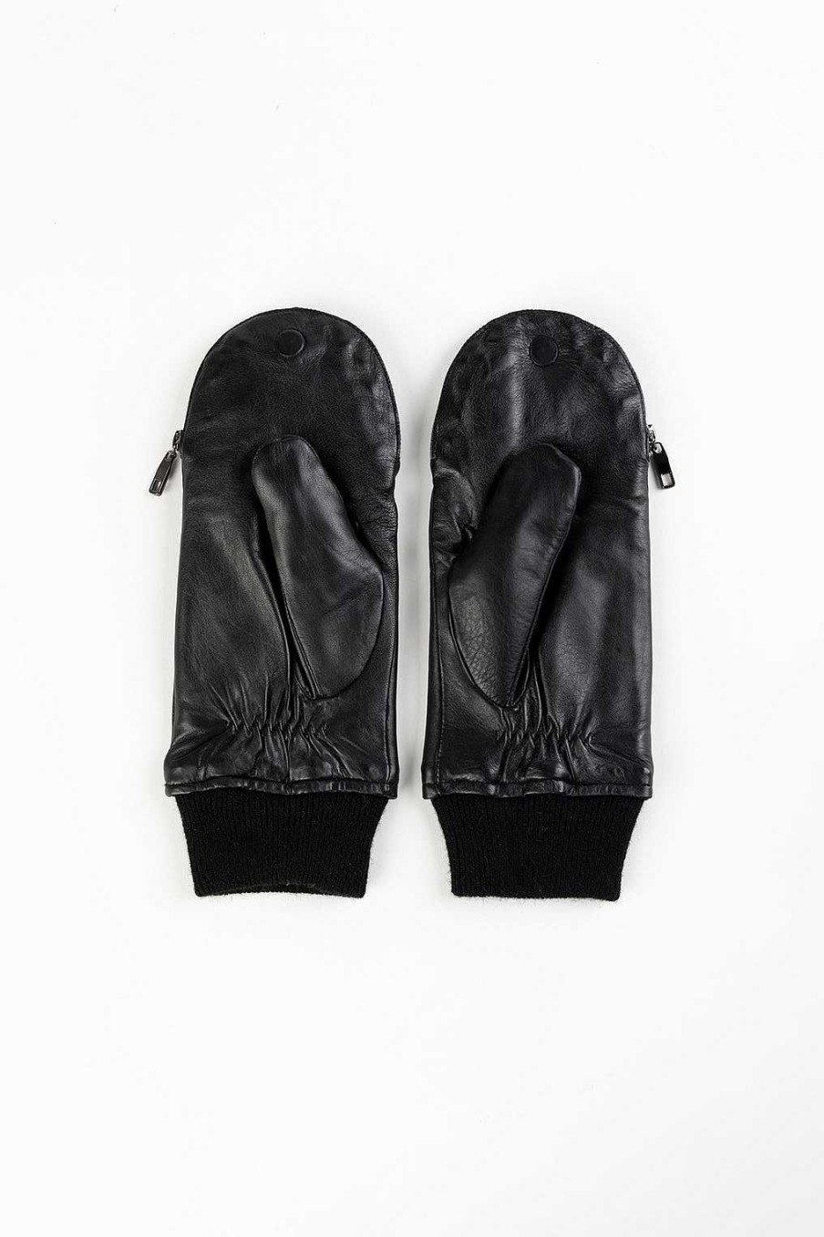 Accessories Echo | Zip Top Leather Glove S