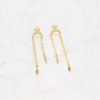 Accessories Sahira Jewelry Design | Charlotte Chain Earring Gold