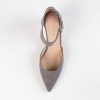 Shoes Pelle Moda | Ciann Pointed Toe Pump Steel Suede