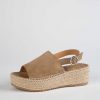 Shoes L'idea by Lori | Teka Platform Espadrille Taupe Suede