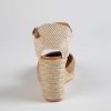 Shoes L'idea by Lori | Nantes Leather Espadrille Almond