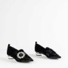 Shoes Jeffrey Campbell | Viona Velvet Flat Black