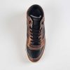 Shoes L'idea by Lori | Leather High Top Sneaker Black