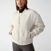 Apparel Sanctuary | Margo Bomber Jacket Off White